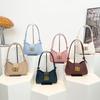 Small Fresh and Gentle Underarm New Moon Bag  Autumn New Temperament High Value Personality Simple Shoulder Handbag
