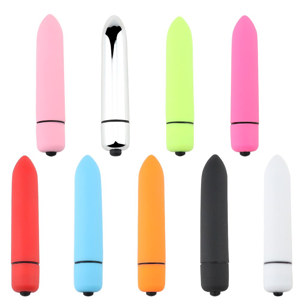 9 Colors 10 Speed Mini Bullet Dildo Vibrator Clitoris Stimulator Sex Products AV Stick Anal Sex Toys for Women