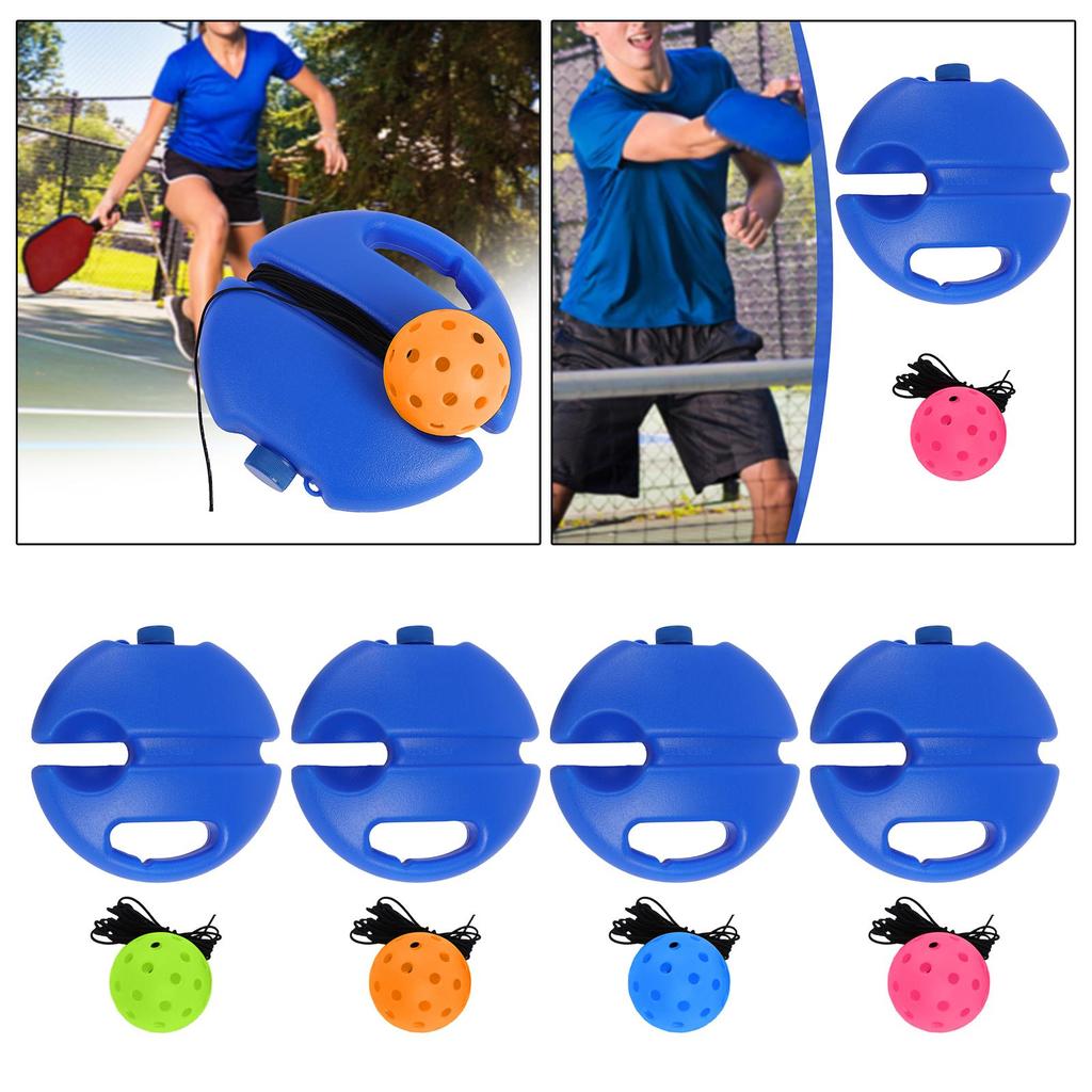 Pickleball Trainer mit 40 Löchern Pickleball Ball Partner Sparring Gerät Pickleball Zubehör für Sport Einzelspieler Kinder