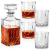 Alcohol Gift Set: Carafe, Whiskey Glasses, Drink Bottle