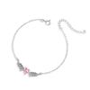 Pink Diamond Heart Angel Wings Bracelet: Elegant Luxury Gift for Women