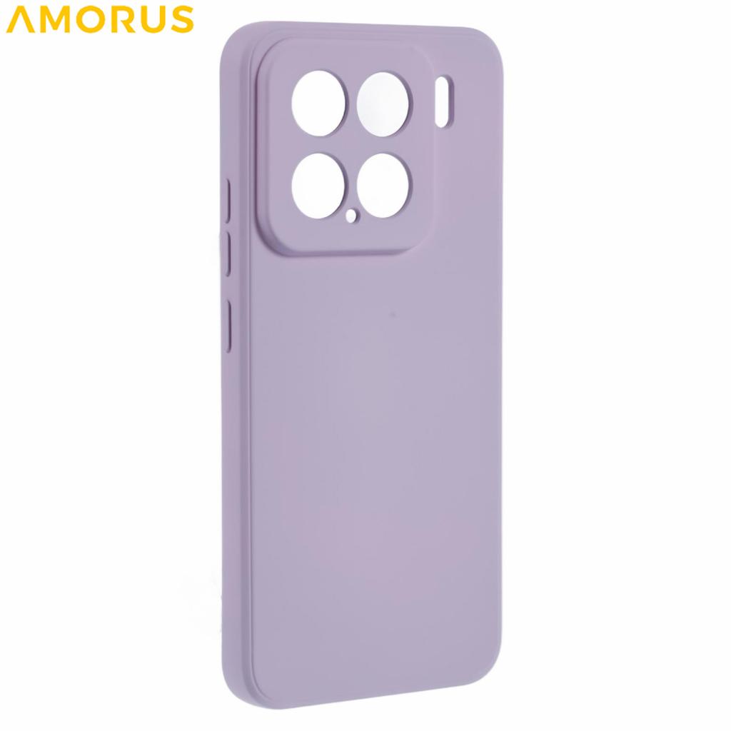 AMORUS For Xiaomi 15 Case Precise Cutouts TPU Fiber Lining Shockproof Phone Cover