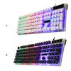 Gaming Keyboard Wired Backlight Computer Laptop Keyboard with Round Keycap for Office Home