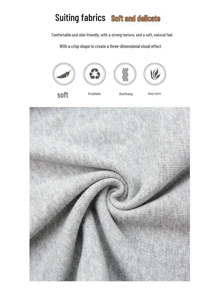 Women's High-Waist Gray Sweatpants - Summer Wide-Leg Floor-Length, Casual Loose American Style with Drawstring.