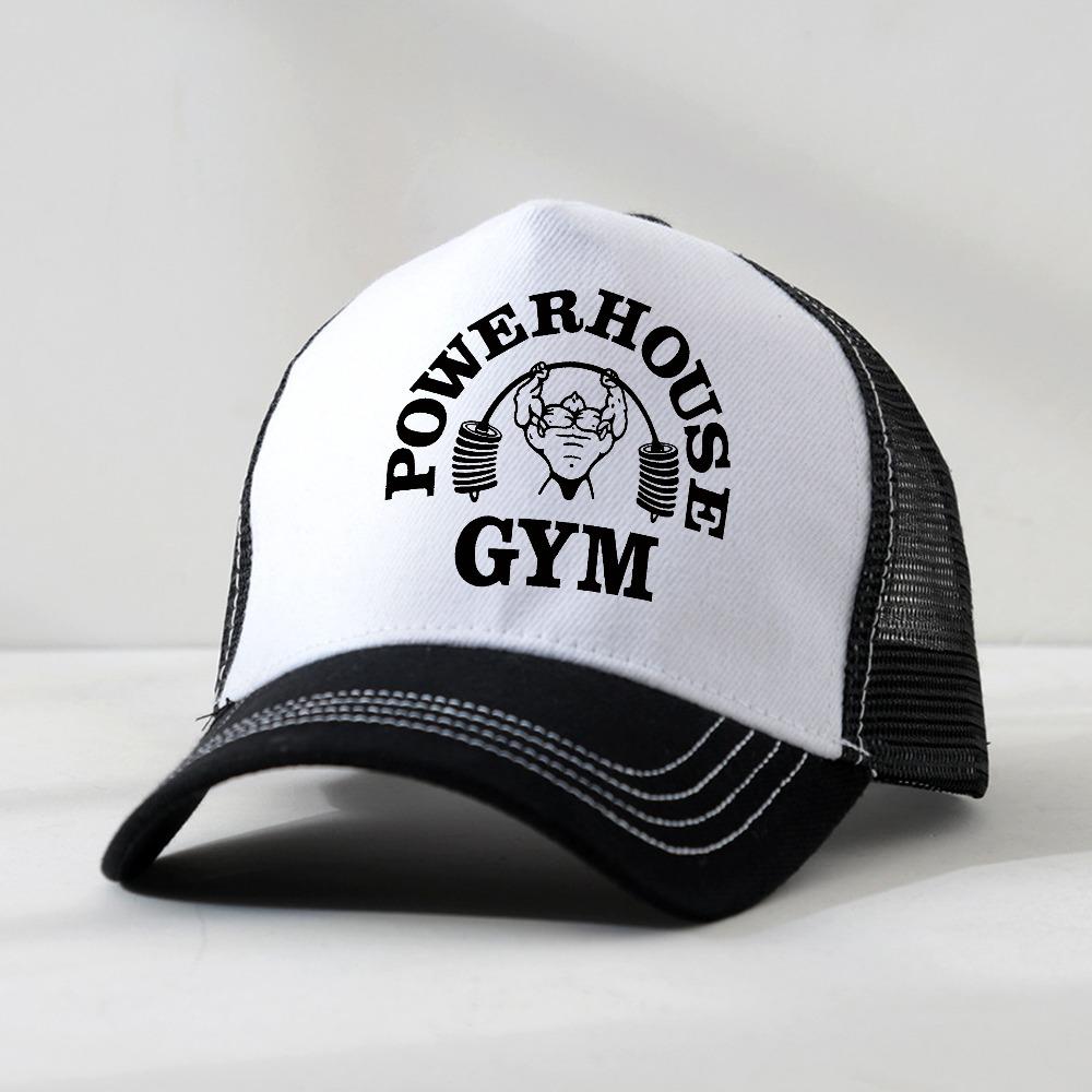 Classic mesh breathable Visors Powerhouse Gym Baseball Caps for Men Women Summer Adjustable Baseball Hat Casquette Gorras