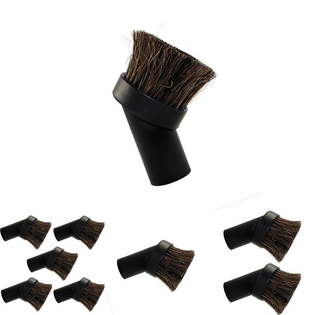 Versatile Vacuum Cleaner Round Soft Bristle Brush For Delicate Surfaces And Floors