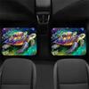 4pcs Set of Colorful Turtle-Patterned Car Floor MATS, Crystal Velvet Anti Slip Design, Universal 4pcs Set, Decorate The Interior Space