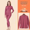 Women's Cashmere Silk Fleece Lined Warm Underwear Set for Autumn/Winter - Thickened for Middle-Aged and Elderly