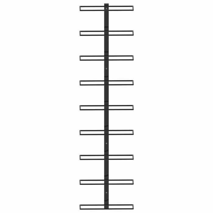 VidaXL Casier à Bouteilles Mural pour 9 Bouteilles Etagère à Vin Porte-Bouteilles Casier à Vin Stockage Range-bouteilles 289561