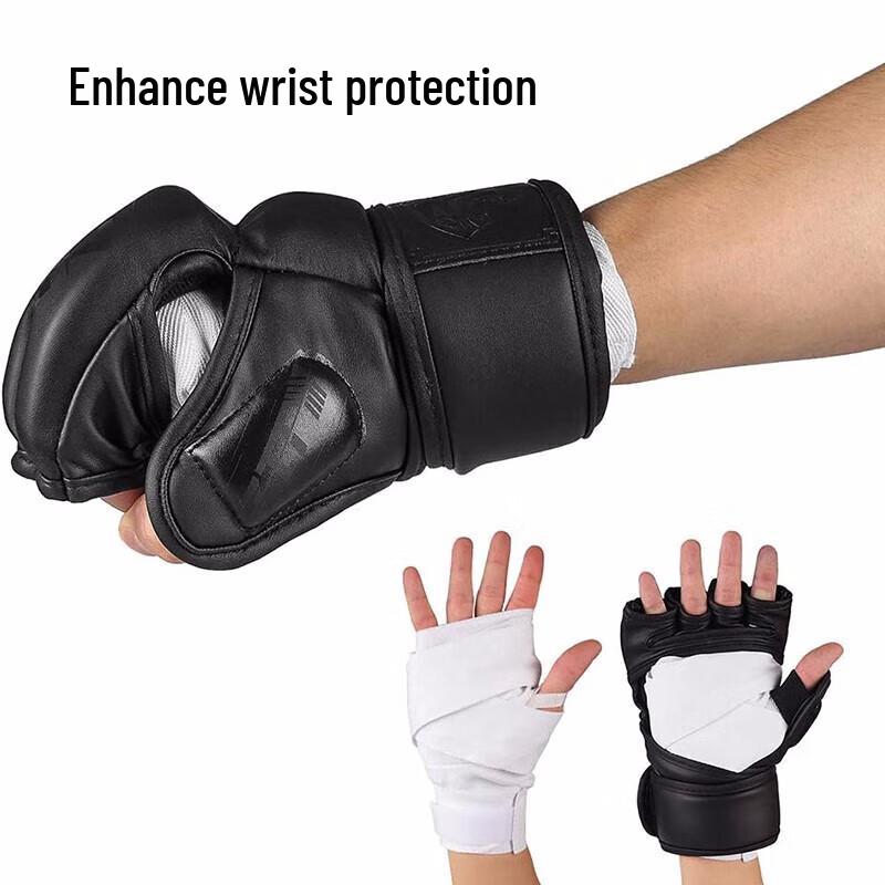 Chu Rong Halb-Finger MMA Boxhandschuhe