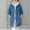 Fleece and Thickened Hoodie Women, New Winter Top, Winter Fur Coat