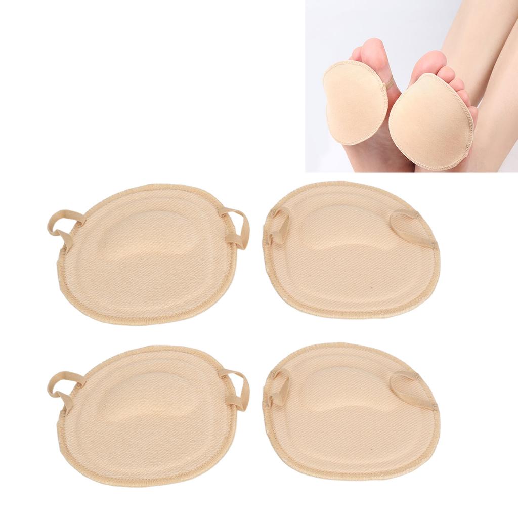 2 Pair of Half Forefoot Pads High Heels   Socks Pads Corrective Toe Socks Foot Cushion Pad