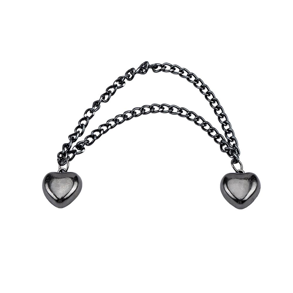 1pc New Rolled Edge Leg Fixing Clip Strong Magnetic Suction Adjustable Leg Cinching Artifact Seamless Leg Buckle Sleeve Shirt