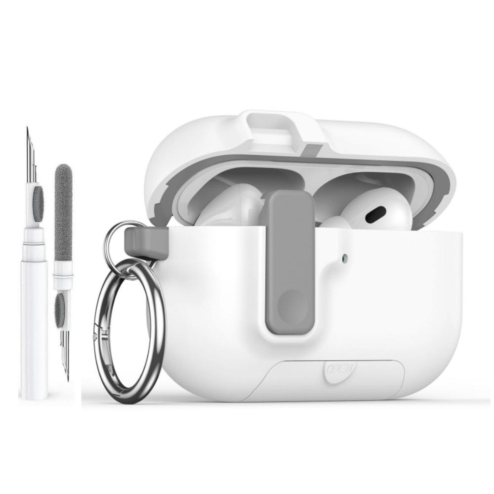 for AirPods Pro 3 Case with Phone Holder For AirPods Pro 3 Case Automatic Magnetic Lock with Cleaning Kit Case for AirPods Pro 3