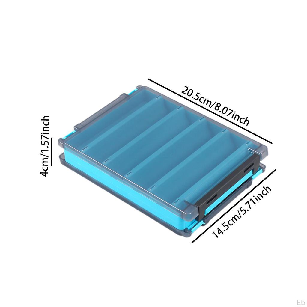 Fly Box for Fishing Double Sided Compact Container Breathable Tackle Storage Case Lure