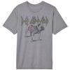 Def Leppard T-Shirt Britischer Bulldogge Metal Rock Musik Vintage Waschung Grau Merchandise Unisex T-Shirt