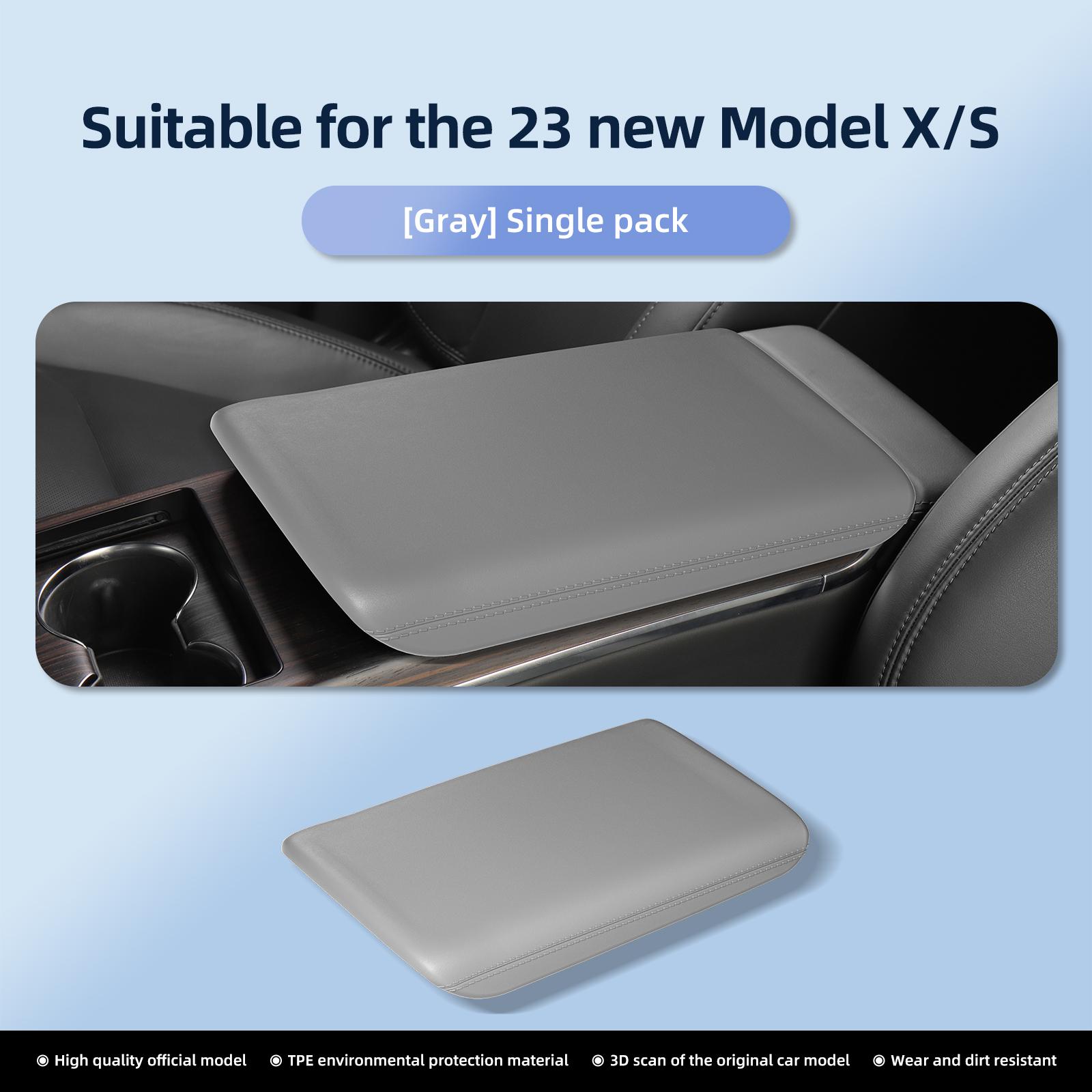 

для Tesla Model X Model S 2025 Автомобильный подлокотник Ящик для хранения Крышка Центральный пульт управления Подлокотник Защитная накладка Аксессуары