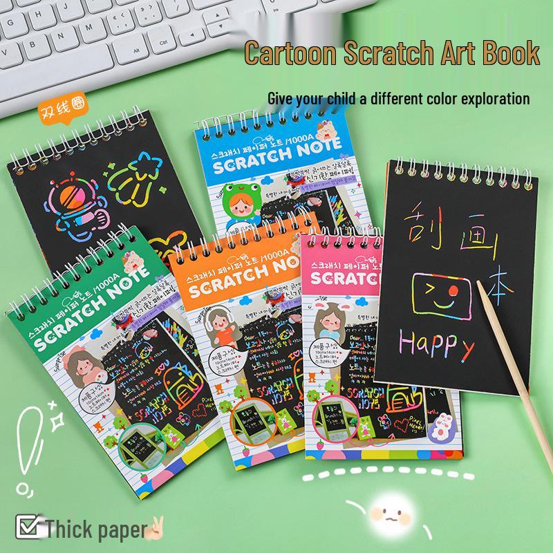 

Children s DIY Sand Painting Set - Educational Scratch & Coloring Toy for Boys and Girls