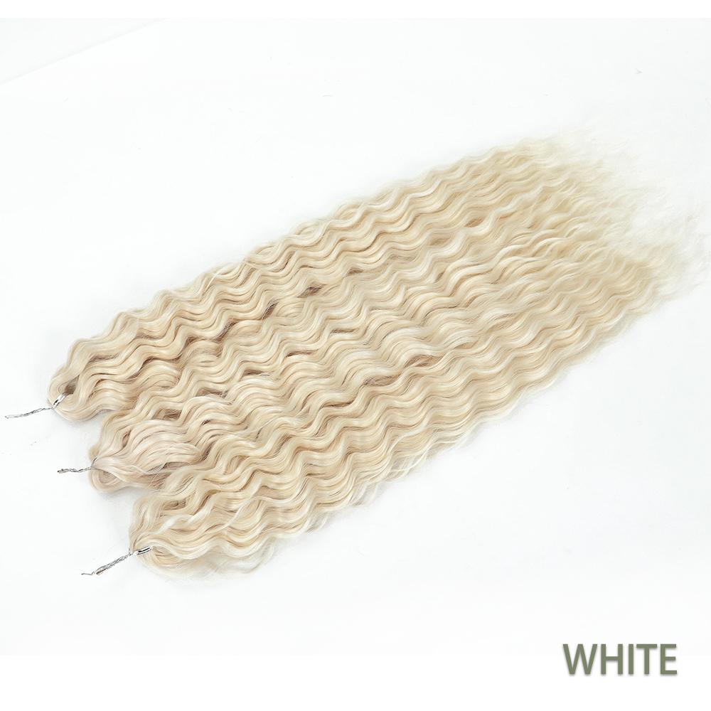 Per Crochet a Twist Sintetico Resistente al Calore Macchina Trama Doppia 22 Pollici 300g 3Pz/Lotto#1B #4 BUG2 Estensioni Trama Onda d'Acqua