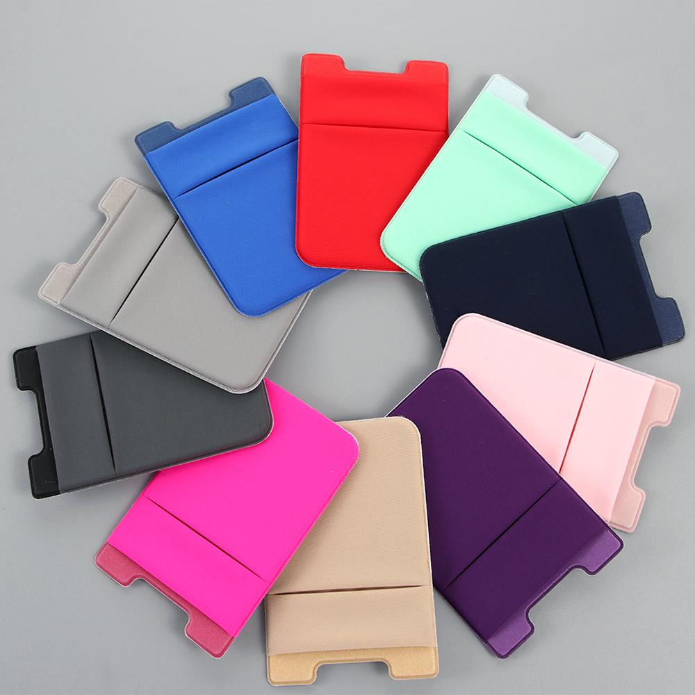 Holder ID Bus Card Card Sleeve Storage Wallet Phone Back Pocket Mobile Wallet Phone Card Holder