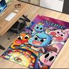 Benutzerdefinierter Name Der Erstaunliche Welt von Gumball Bedruckter Teppich, für Bürostuhl Wohnzimmer Schlafzimmer Küchenraum Dekor Geschenke.