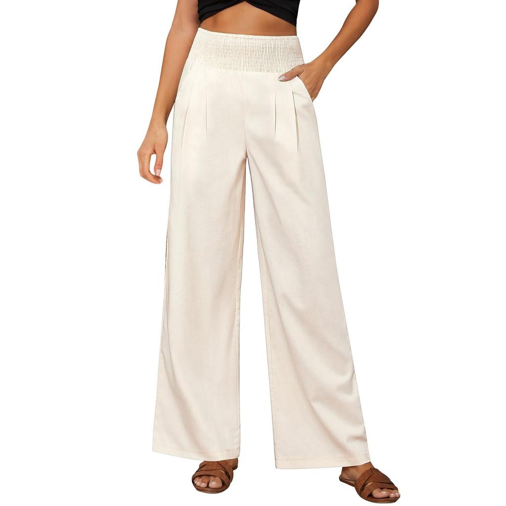 Women's Fashion Solid Color Casual Pants