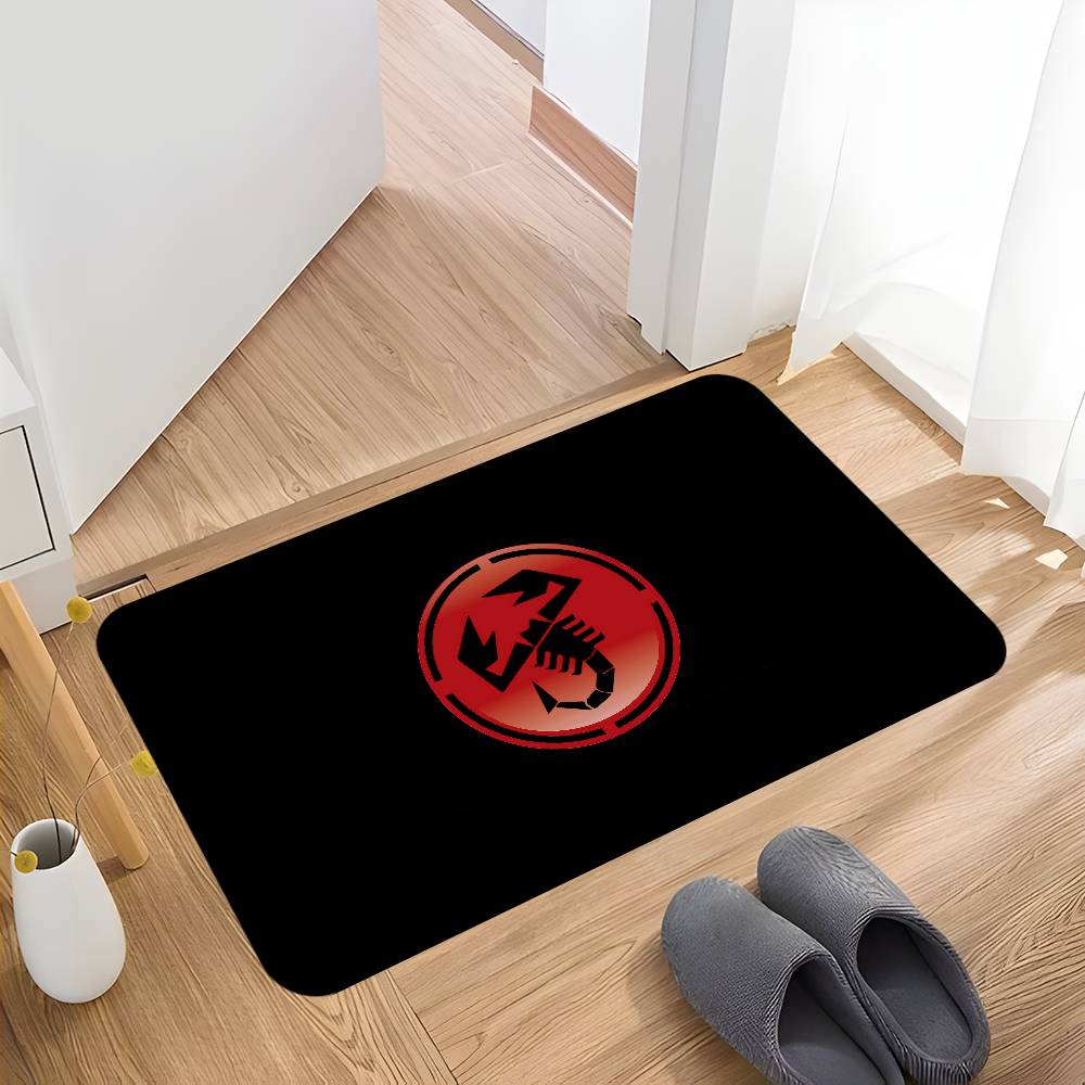 

A-AbarthS-S Bathroom Mat Kids Room Bedroom Decoration Balcony Anti-Slip Doormat Living Room Welcome Rug 40x60cm