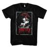 Camiseta Unisex Dracula Vampiro Sangue Halloween Horror Mordida M1 Vintage Confortável Macia Estilosa Moda Gráfica Versátil