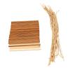 50pcs Rectangle Blank Ing Wooden with Rope for Card Making Scrapbooking Sign Making