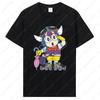 Arale Printing T Shirt Funny Man Women Cotton Tshirt Anime Print  Manga Clothing Vintage Fashion Streetwear Kawaii Casual Wear