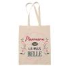 Tote Bag - PLANETEE - Most Beautiful Godmother - Jute - Beige - Printed In France