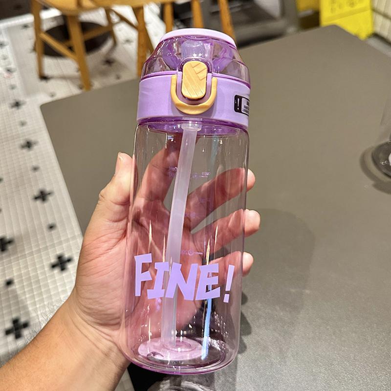 Large Capacity Summer Water Bottle Leak-Proof Portable Drinking Kettle With Sippy Handle Juice Milk Cup Sippy Cup Outdoors