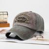 Four Seasons Men's Baseball Cap Casual Wash Embroidered Cap Curved Brim Bowler Sun Hat Official Website