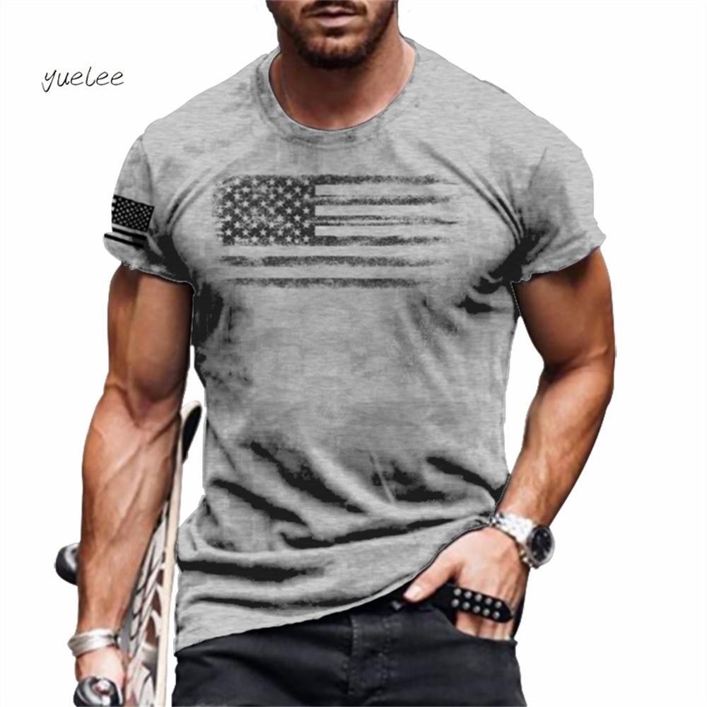 Men's T-Shirt Fashion Design Simple Printed Short Sleeve T-Shirt Oversized Sports Round Neck Tops Summer Men's Casual Clothing