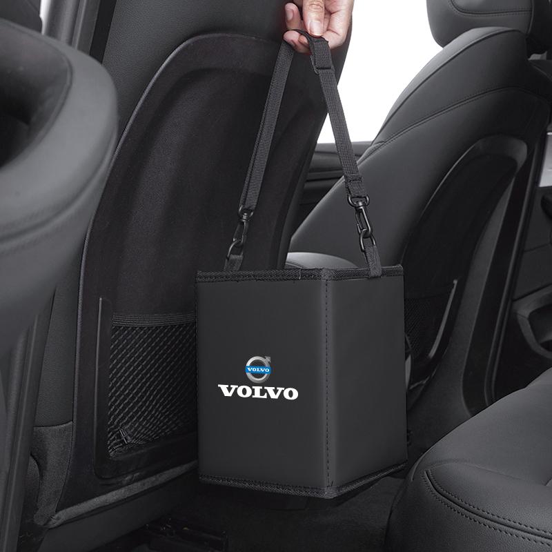 Car Garbage Storage Box Multifunctional Organize Bag For Volvo XC90 V90 V60 XC60 V40 S80 S60 S90 C40 XC40 V70 XC70 C30 C70 EX90