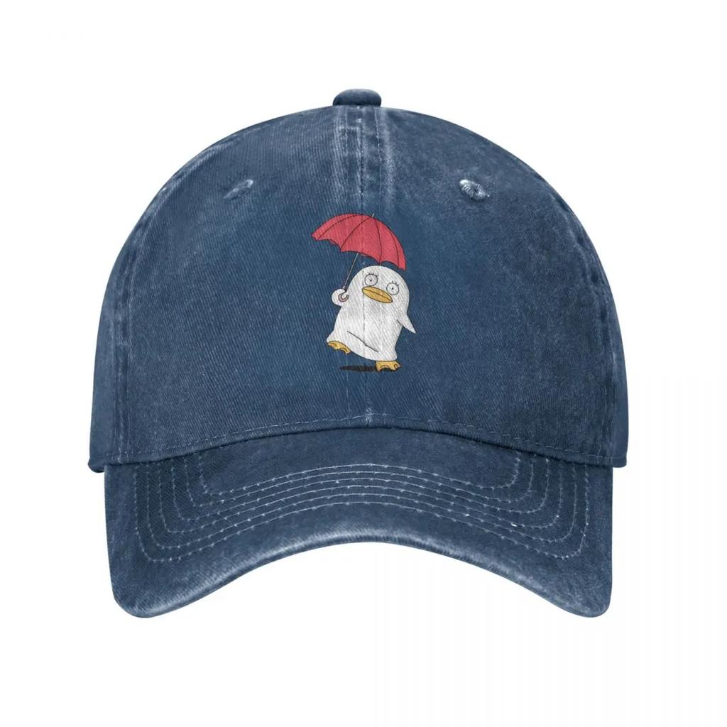 Casual Gintama Baseball Caps Unisex Distressed Denim Washed Sun Cap Anime Outdoor Activities Hats Cap