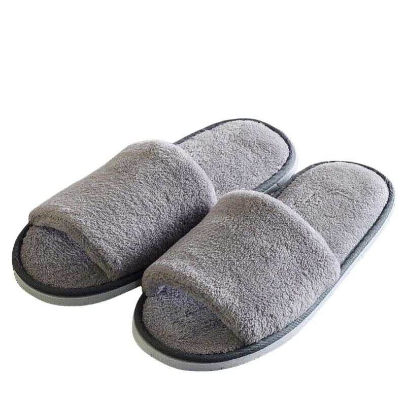 Premium Hotel Slippers Coral Velvet Material For Comfort And Style