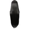 Linfairy Anime Cosplay Short Fluffy Wig for Women, Halloween Costume, Party, Cosplay (Black and Gray Mix)