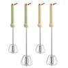Stainless Steel Egg Whisk Semi-Automatic Hand Push Rotary Blender Manual Mixer Stirrer Kitchen Tool for Blending Whisking Beating Stirring