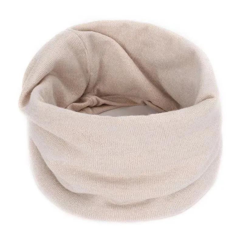 New Cashmere Winter Scarf For Baby Boys Girls Kids Knitted Scarves Unisex Elastic Mufflers Children Autumn Crochet Baby Scarf