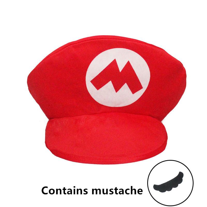 **Super Marios Bros Luigi Cartoon Cosplay Hat Classic Toys Anime Figure Halloween Funny Clothes Unisex Adult Cap Party Gift