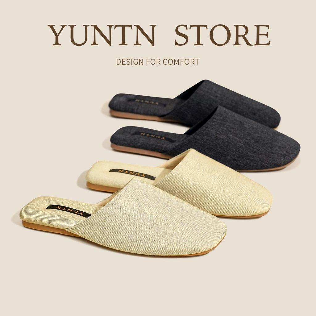 Cloud Group Minimalistische Baotou Baumwollpantoffeln mit Fleecefutter - Rutschfeste, leichte Hausschuhe für Damen & Herren, Herbst/Winter-Kollektion