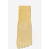 Women's Spring Five-finger Socks, Solid Color Sweat-absorbing Mid-calf Cotton Socks, Boneless Sewn Anti-pilling Toe Separation Socks