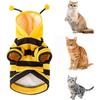 Weiche Katzen-Hunde-Kleidung Atmungsaktive Katzen-Urlaubs-Cosplay-Kleidung Haustier-Bienenkostüm Mit Kapuze Haustierbedarf
