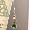 1Pcs 3D Christmas Tree Bead Hanging Rope Mobile Phone Keychain Girl Women Cell Phone Case  Bag Pendant Key Strap Rope