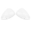 Door Mirror Covers Scratch Resistant Weatherproof White Rear View Mirror Shell Housing for Sonata 20
