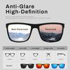 Polarized Sunglasses for Men Women,Retro Sports Sunglasses UV400 Unbreakable Lightweight Driving Fishing Cycling Running Sun Glasses with Microfiber