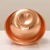 Buddhist Red Copper Altar Bowl, Tribute Holy Water Cup, Auspicious Engraved Hammer Bowl,Tibetan Desktop Decorative , 1Pcs , 10cm