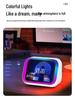 AI Voice Speaker with Hands-free Calling, Music Playback, Photo Album, Time Reporting, Weather Forecast, and Smart Alarm Clock