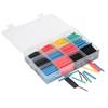 Boxed and Bagged Colored Heat Shrink Tubes - 530pcs Insulation Sleeves and 560pcs Electrician Wiring Tubes